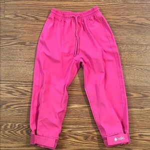 Oaki Kids Bright Pink Rain Pants